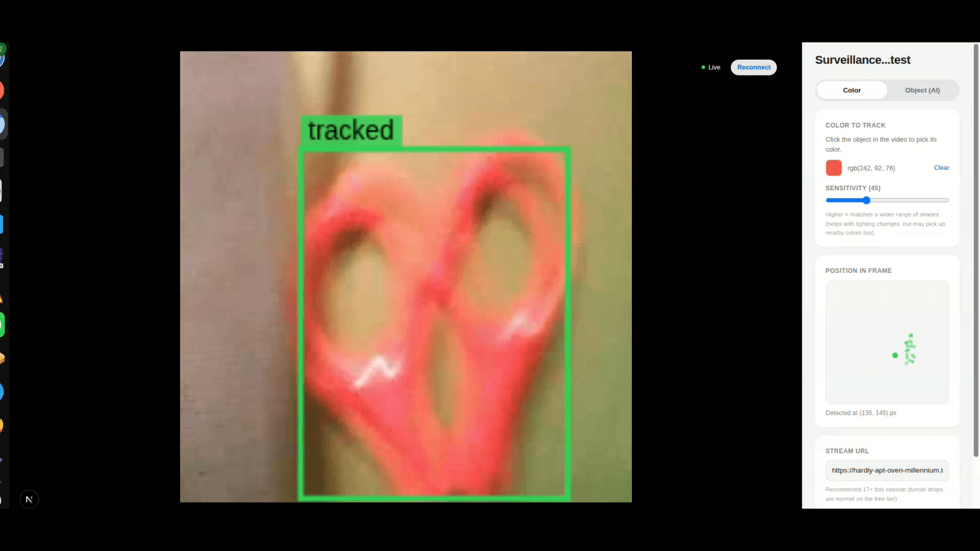 ESP32-CAM AI Surveillance Tracker