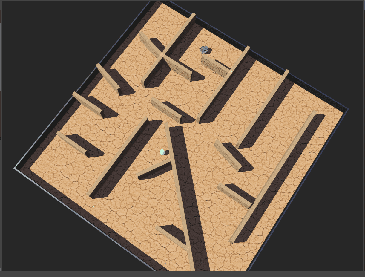Updated : Path Planning in a Maze — Webots Sim