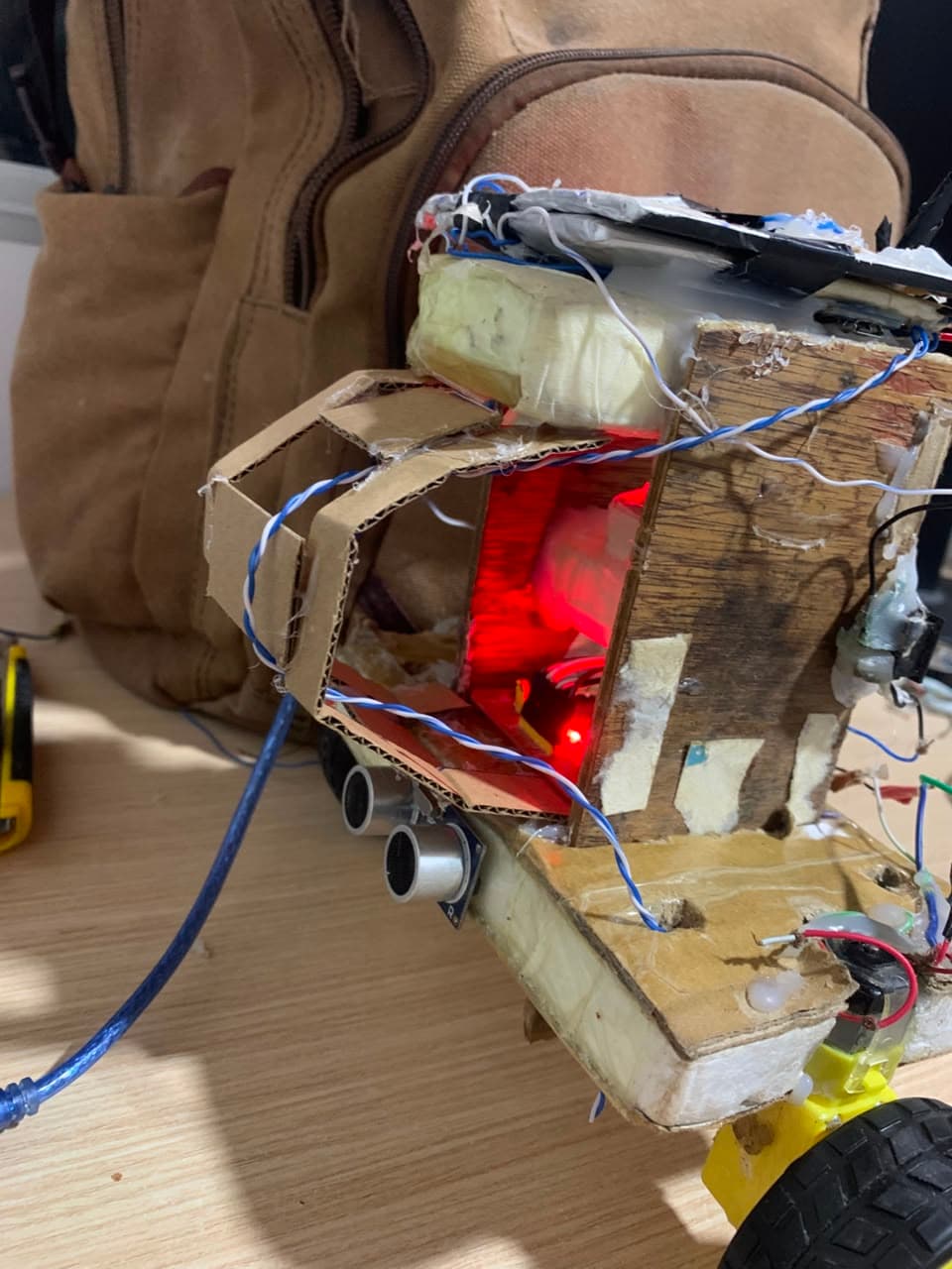 Self Balancing Robot v2 — Obstacle Avoidance Prototype